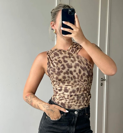 Loretta™| Body med leopardmönstrad 🐆🤎